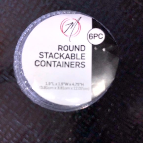 New ! 6 Pack Stackable Clear 6 Pc Storage Containers Pills Boxes Total - Picture 4 of 5